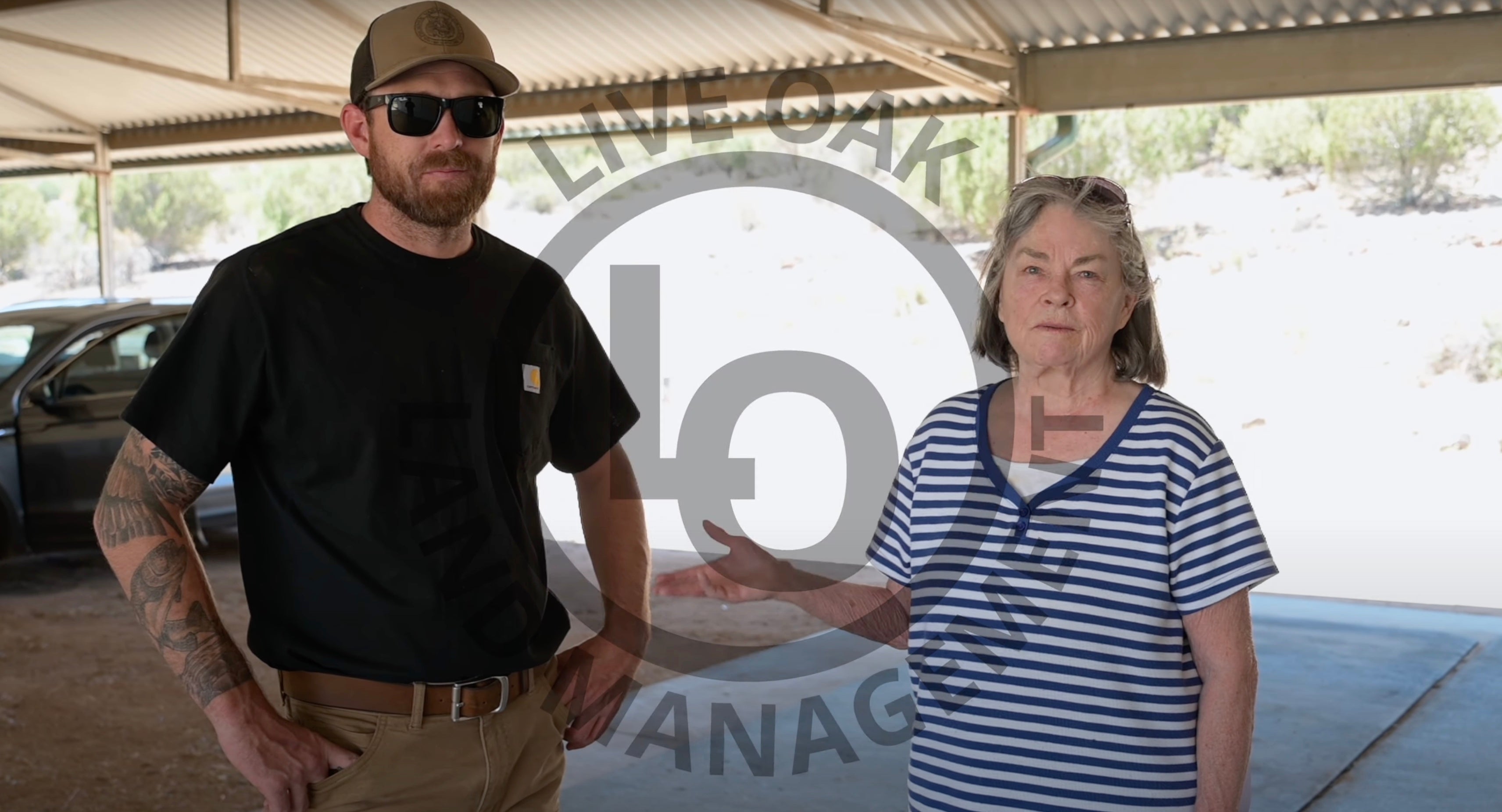 Load video: Live Oak Land Management Landscape cleanup Testimonial